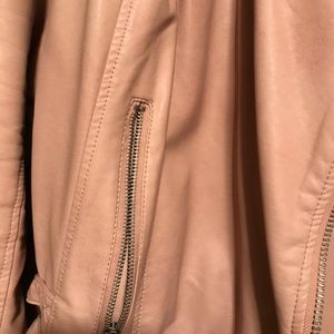 Lane Bryant Light pink leather jacket